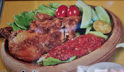 AC1 Ayam Penyet with rice