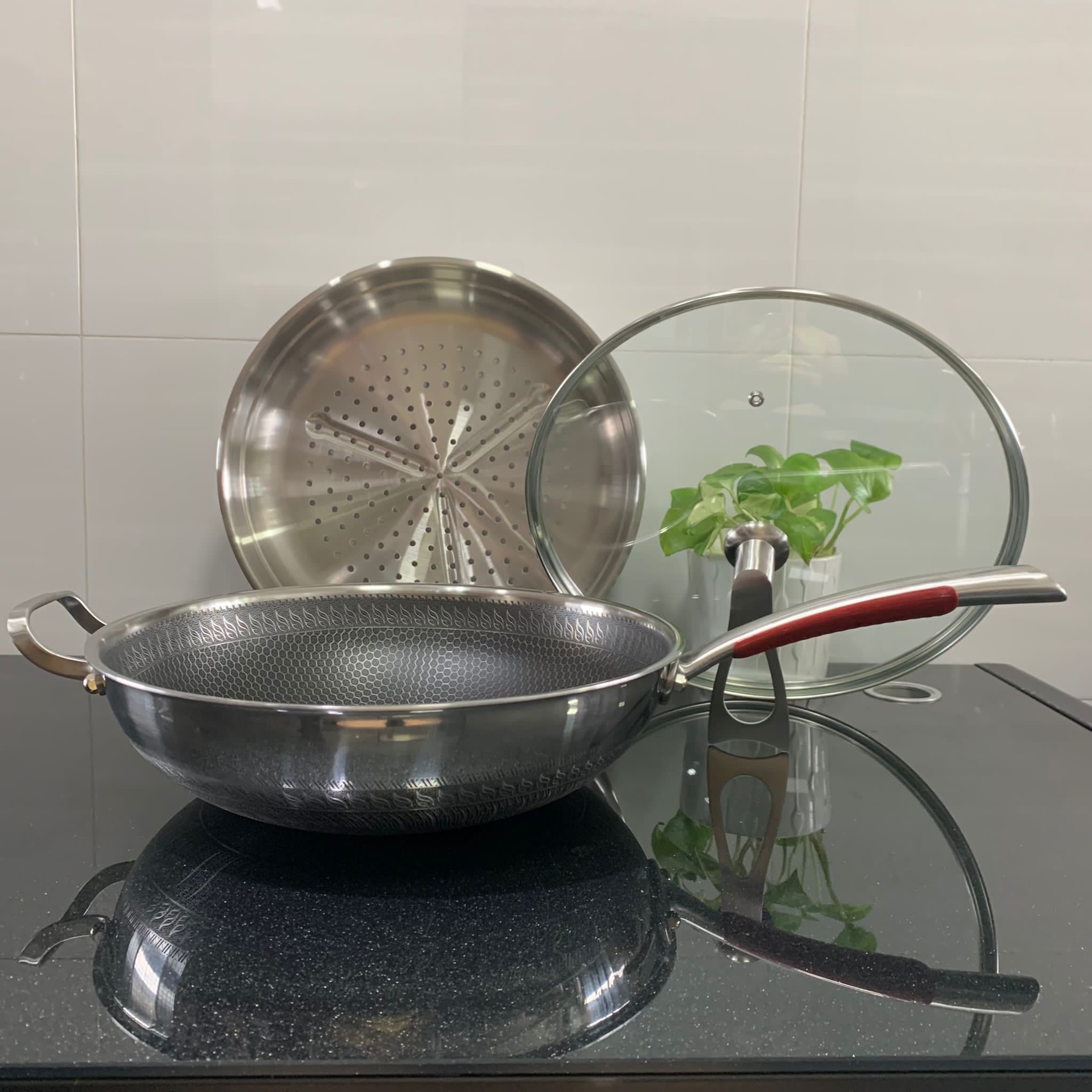 HoneyComb 32cm Stainless Steel 316 不锈钢 峰锅_0