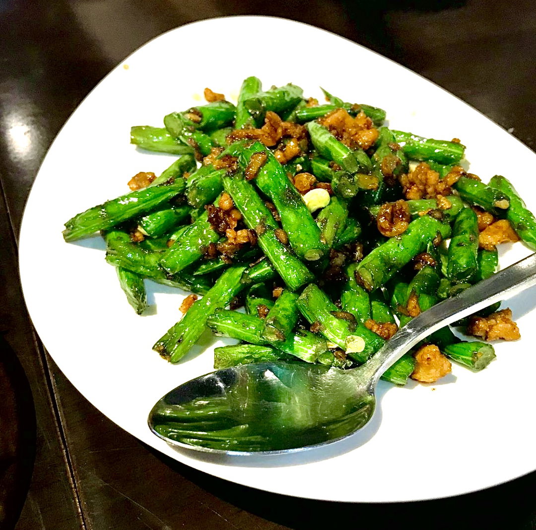 French Beans with Minced Meat & Dried Shrimps 乾煸四季豆