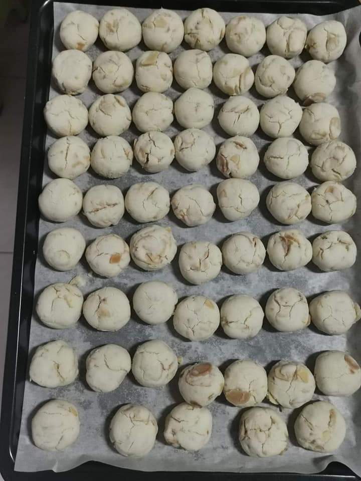 Eggless White Almond Cookies (Top seller)