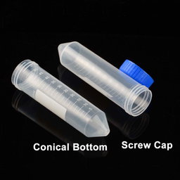 CENTRIFUGE TUBE, 50ML, CONICAL BOTTOM WITH SCREW CAP, STERILE (HP10032) (10 PCS/PACK) 