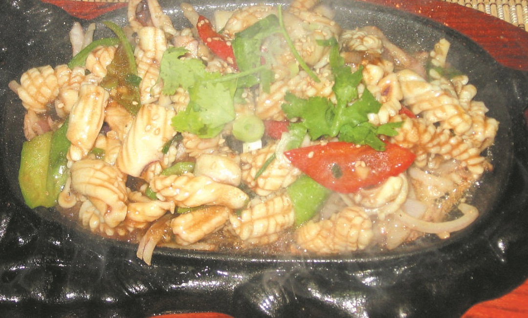 Squid Sizzler  铁板鱿鱼