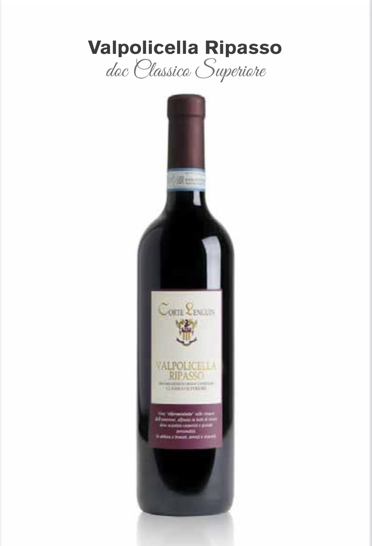 Corte Lenguin Valpolicella Ripasso DOC Classico Superiore 2019_0