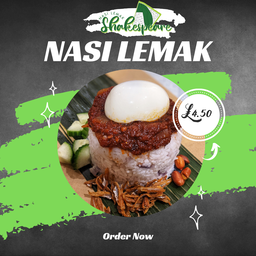 Nasi Lemak Bungkus