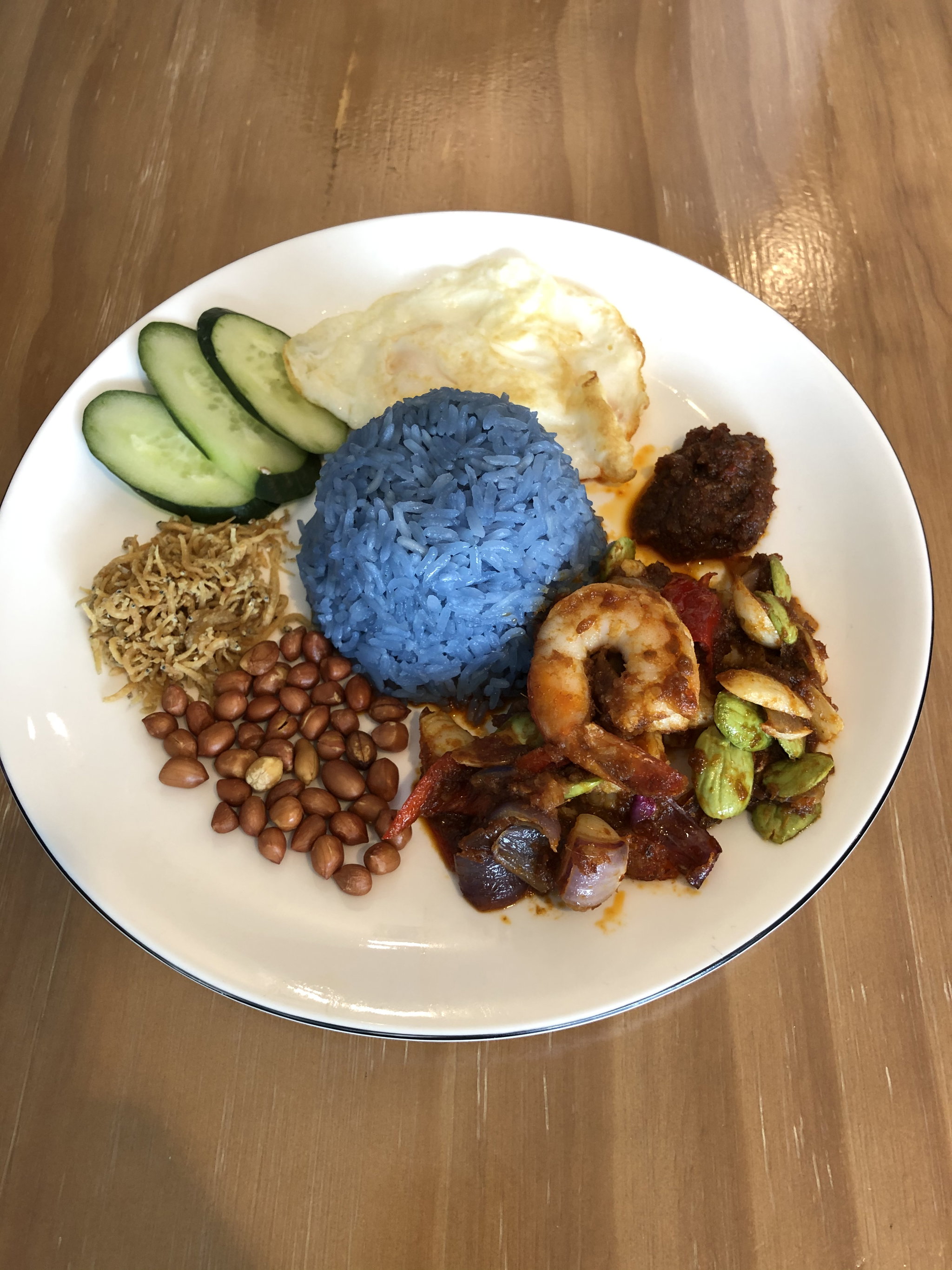 Nasi Lemak rendang Prawn _0