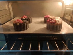 Baked Foral Mooncake 