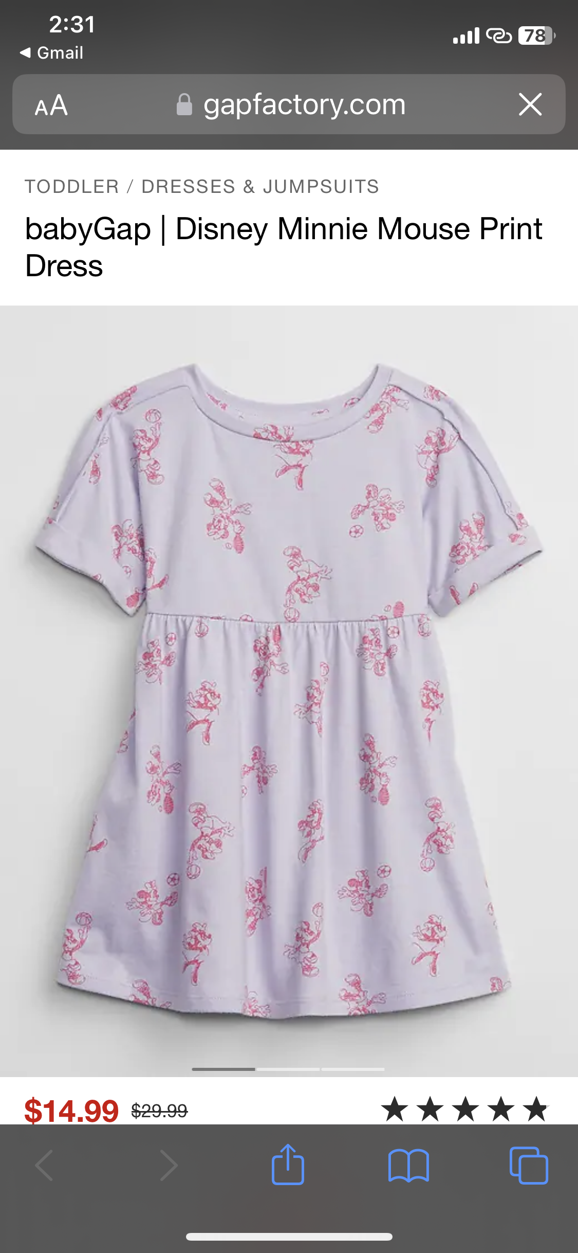Minnie Print Dress_0