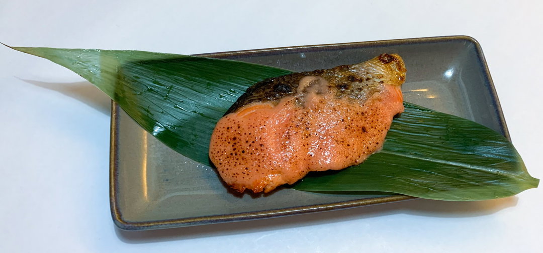 P010. Salmon Mentai Yaki サーモン明太焼き