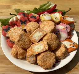Salmon Ball with Cheese (芝士三文鱼丸)