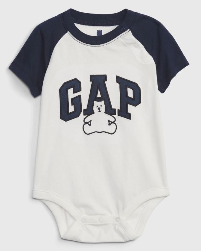 Organic Cotton Gap Logo Bodysuit_0