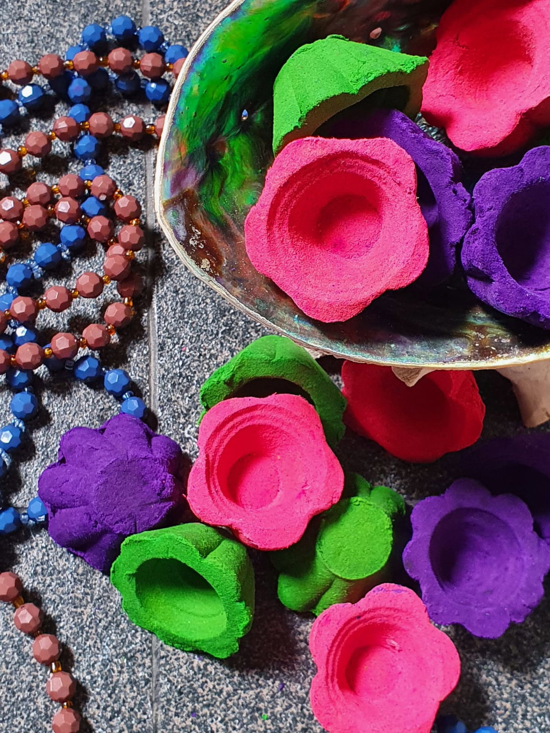 Mixed Flower shaped Incense x 8 pc