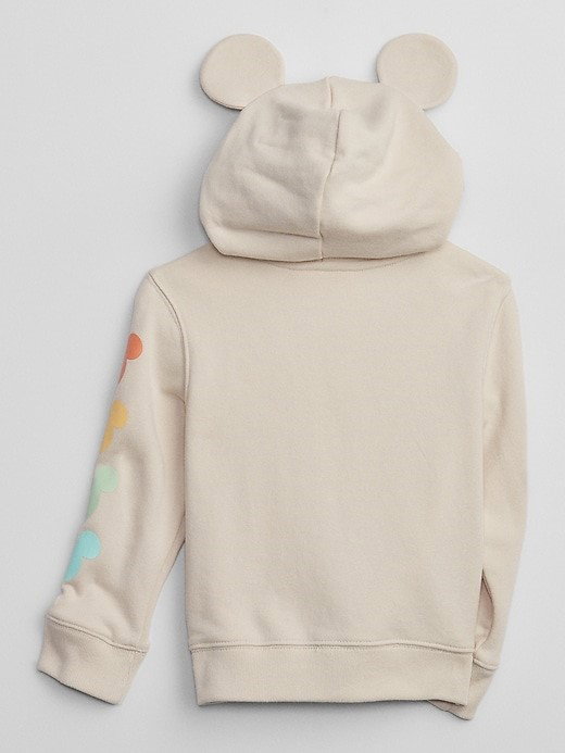 Mickey Zip Hoodie Beige_1
