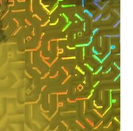 DORADO HOLO 70 X 50 CM PAQUETE 100 HOJAS 27 MICRAS
