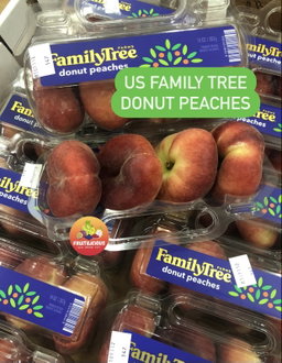 US FAMILY FLAT DONUT PEACHES