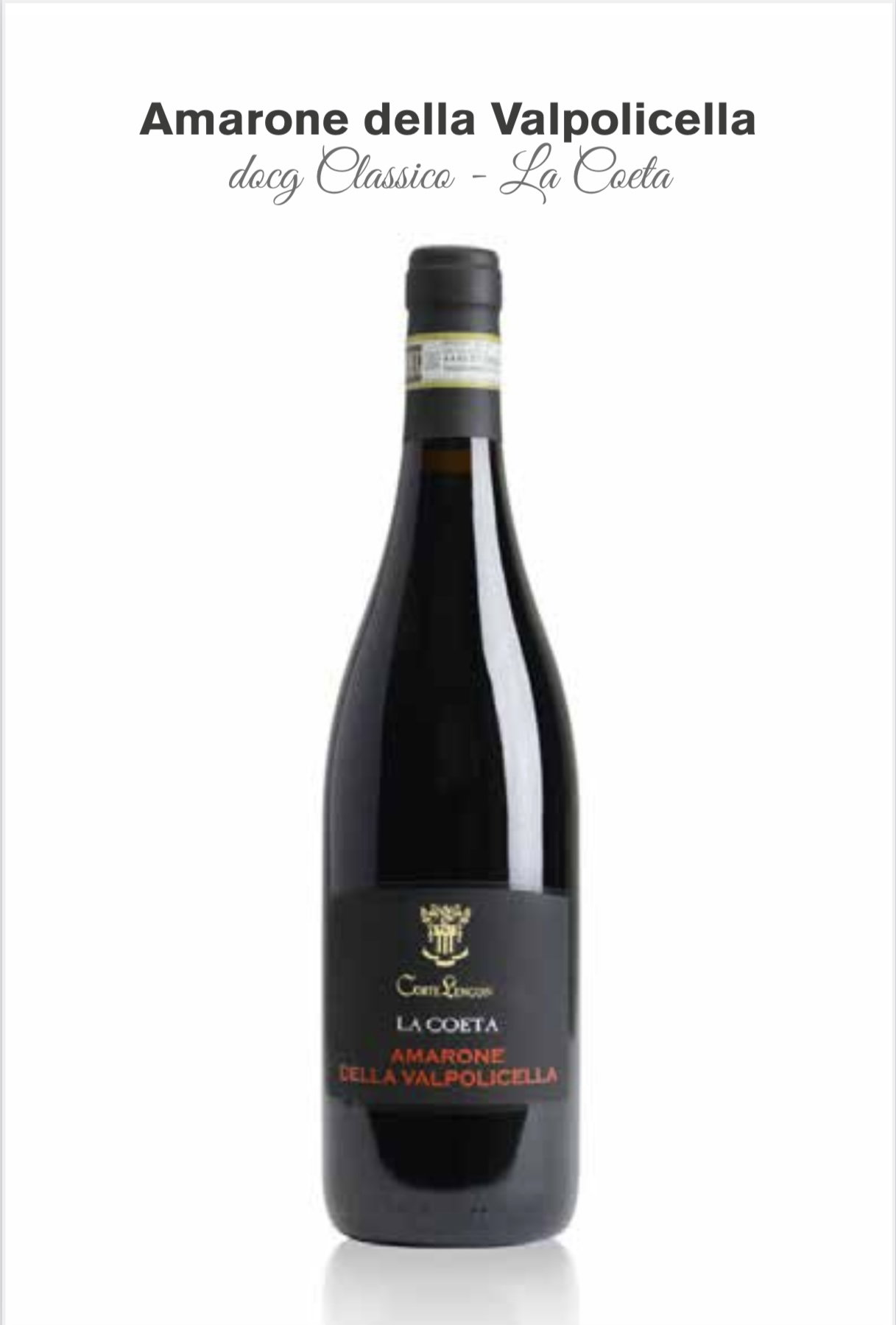 Corte Lenguin Amarone della Valpolicella DOCG Classico - La Coeta 2019_0