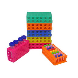 COPE LLG Polypropylene Microtube Racks 4-Way (4 x 50mL or 12 x 15mL or 32 x 1.5mL or 32 x 0.5mL)