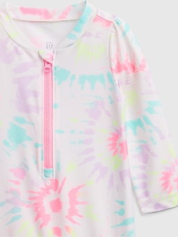 Tie Dye Rash Guard one piece
