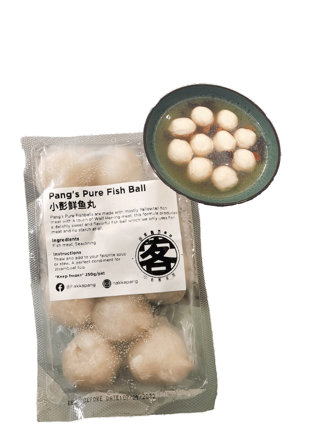 Pang's Pure Fish Balls (10pcs) **FROZEN READY-TO-EAT**