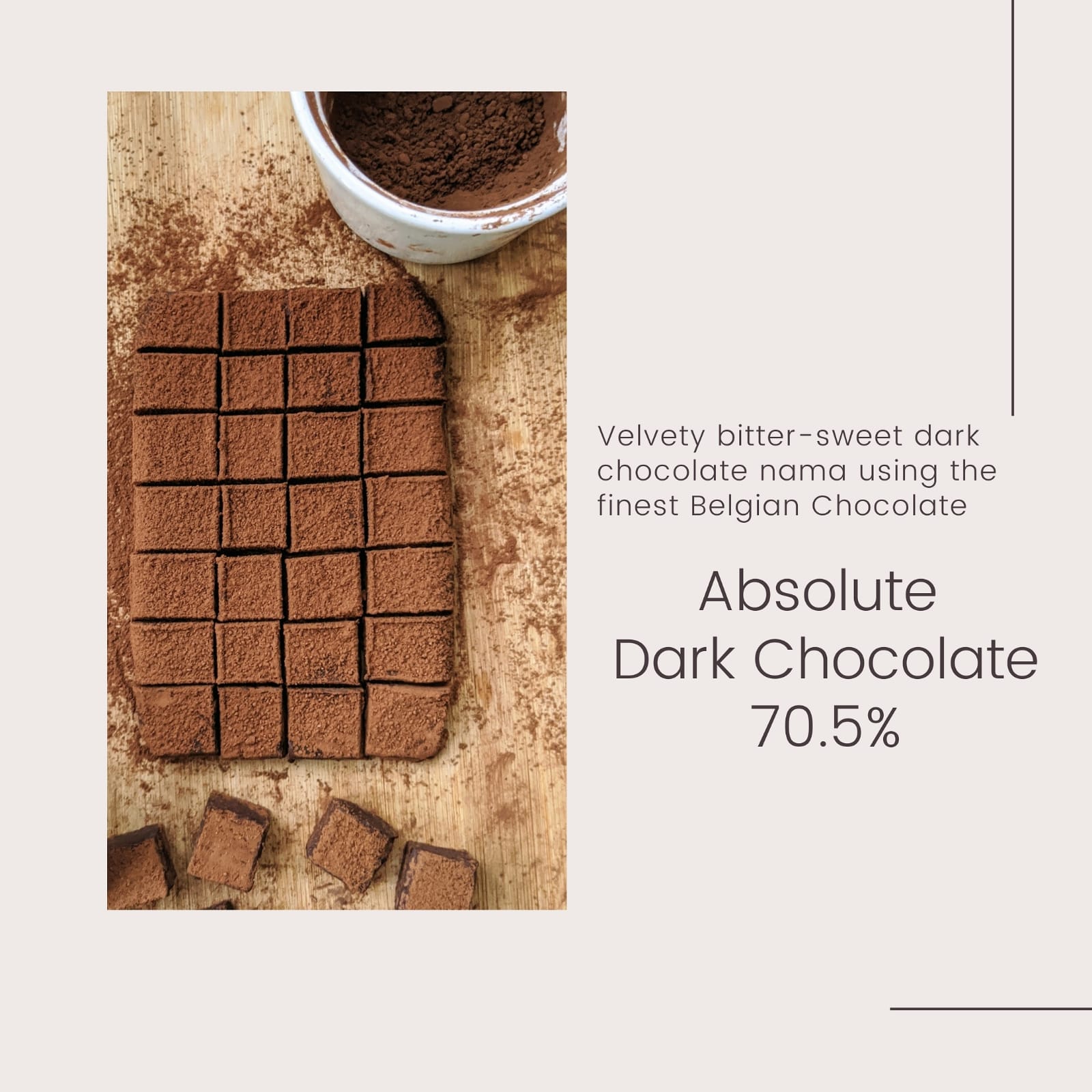 Absolute Dark Chocolate (70.5% Cocoa)