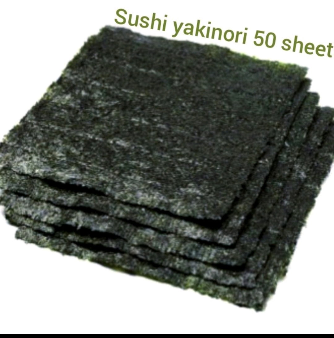 HALAL SUSHI YAKI NORI SEAWEED 50 SHEETS X 2 PKTS H97