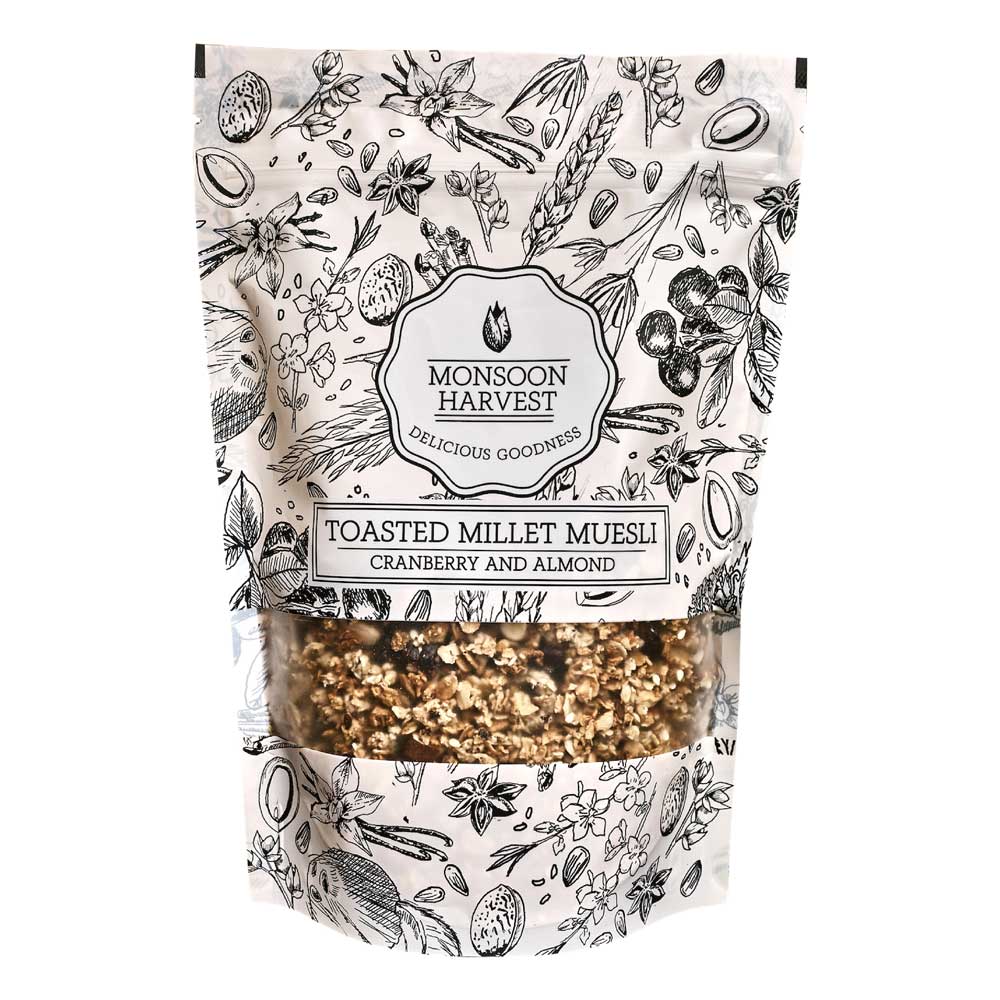 Toasted Millet Muesli   Cranberry & Almond