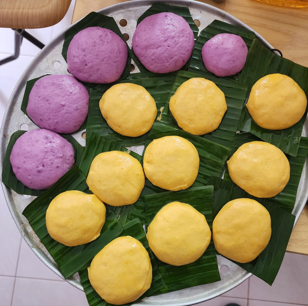 Hee pan! 60g each! 12pcs per box! 4 flavour! Pumpkin/ matcha/yam/purple sweet potato
