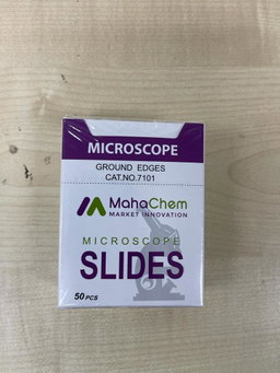 MICROSCOPE SLIDES 25 X 75MM, 1.0MM TO 1.2MM THICK, NON-STERILE, PLAIN, GROUND EDGE, 90 DEG (7101)