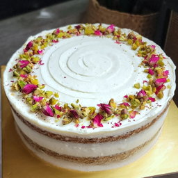 Pistachio Rose Love Cake