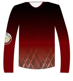 Baju Sukan Kolar Bulat Lengan Panjang Perempuan PTEB Size  S 