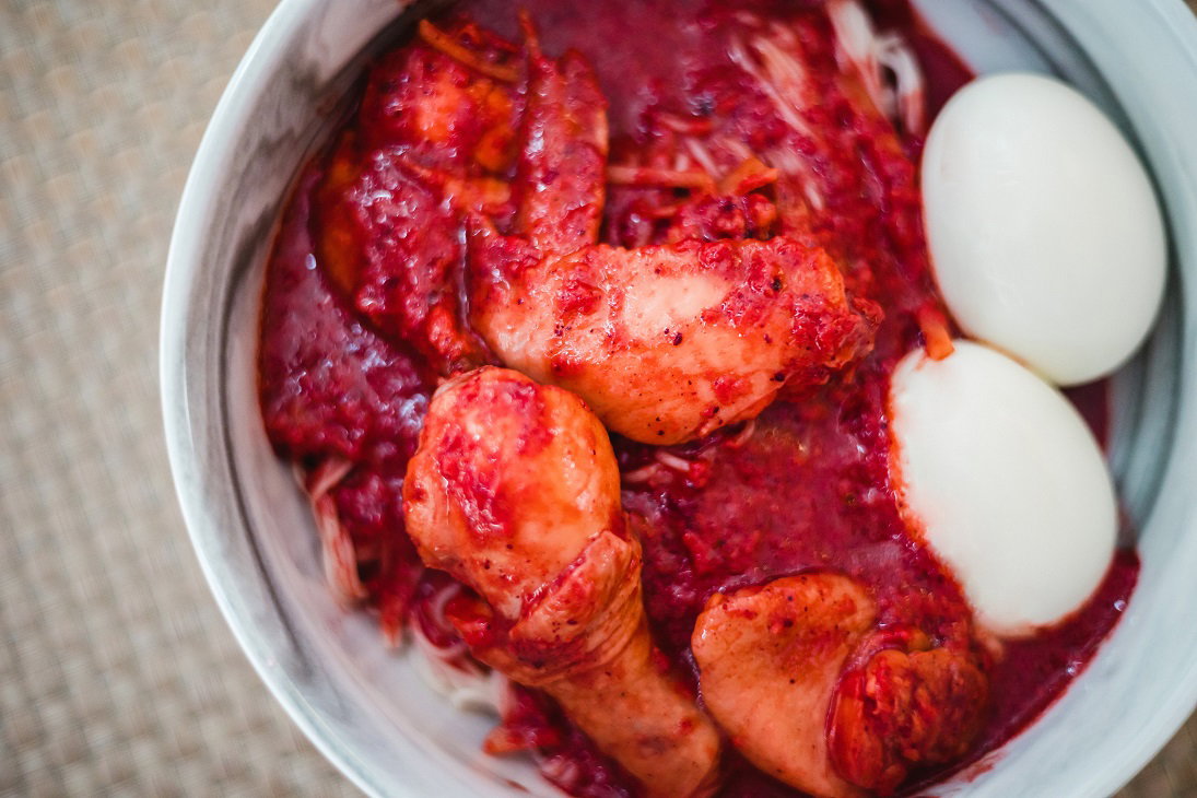 红糟鸡汤  Red Glutinous Rice Wine Chicken Soup (Extra-Gao!)_0