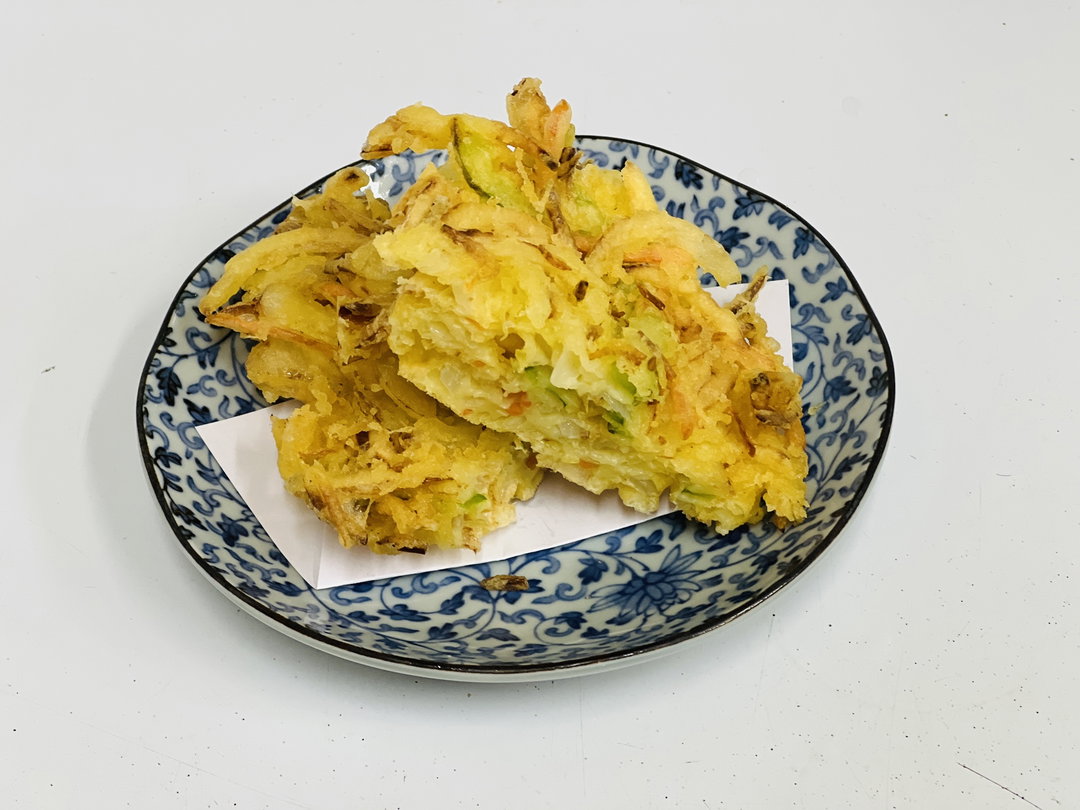 D027 Ebi/Yasai Kakiage エビ野菜かき揚げ 日式蝦仁炸蔬菜餅