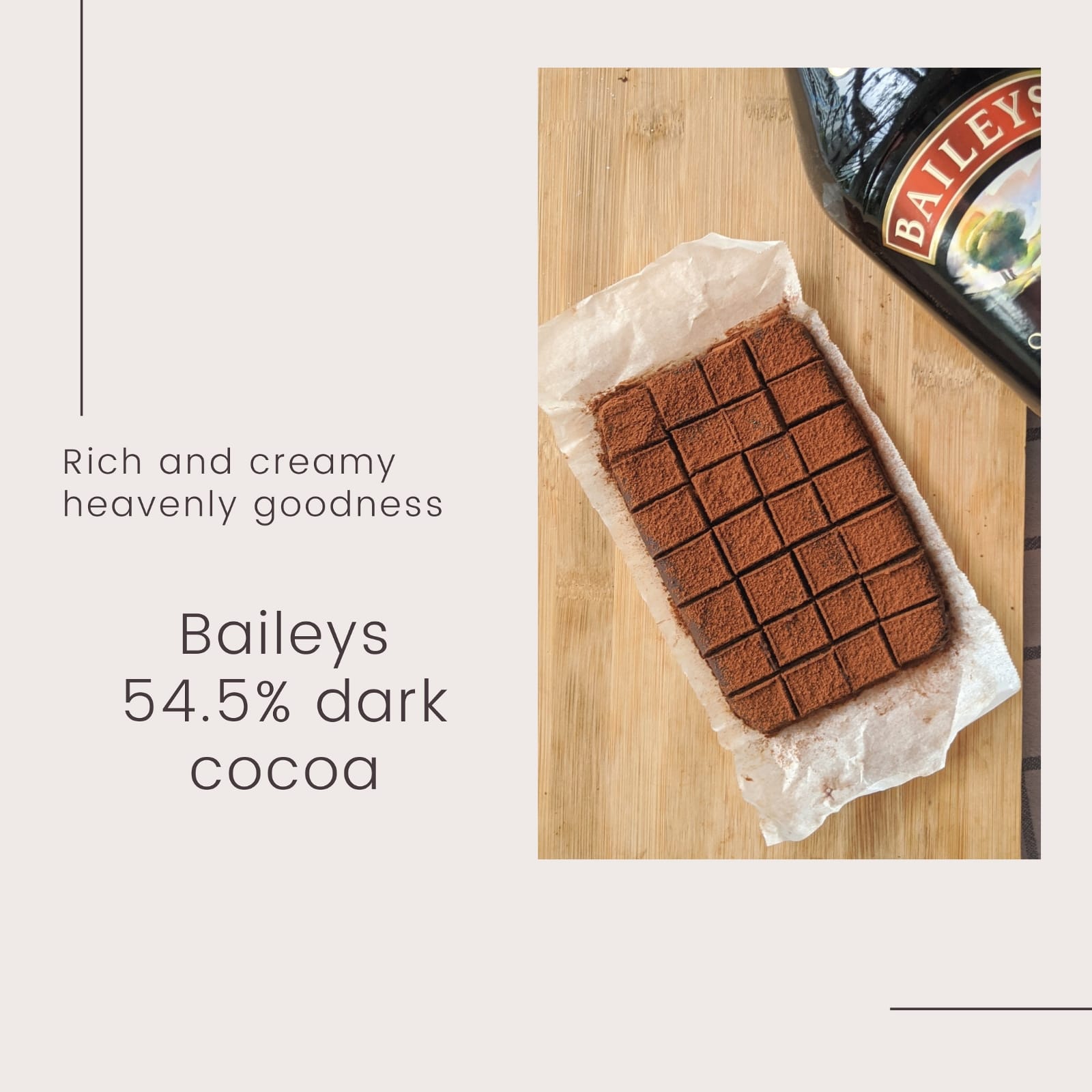 Original Dark Chocolate x Baileys