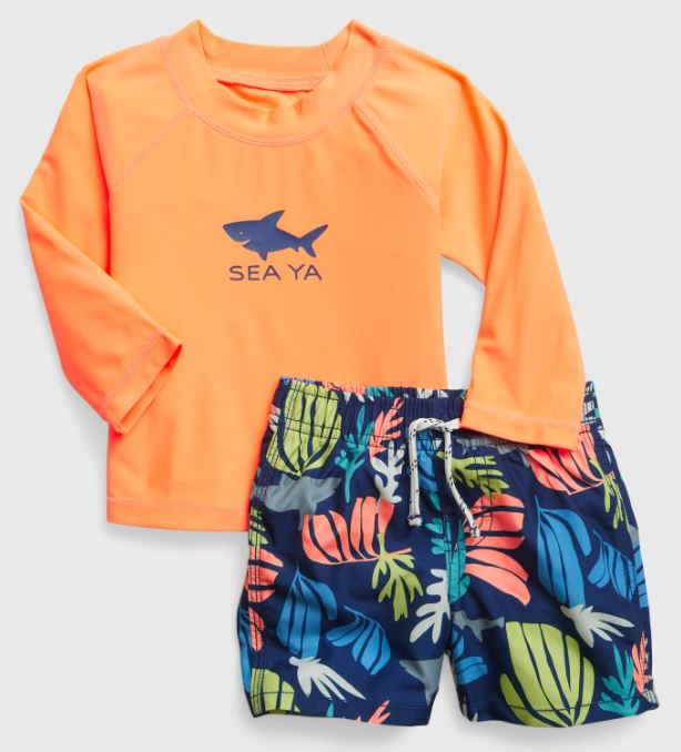 Shark Swim wear two piece_0