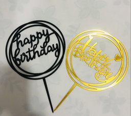 Happy Birthday cake topper 生日快乐蛋糕装饰