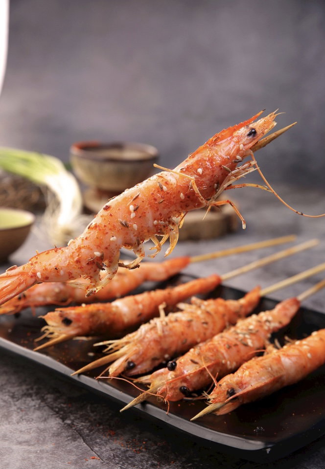 🦐 Prawn Skewer 烤虾