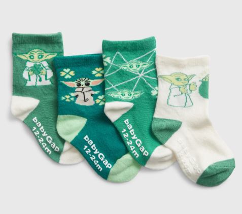 Baby Yoda crew Socks 4 pack_0