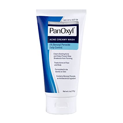 PanOxyl Antimicrobial Acne Creamy Wash 4% Benzoyl Peroxide