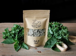 Kale & Basil Oat Cookies