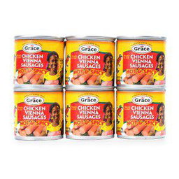 Grace Vienna Sausage Chkn / Hot 4 oz