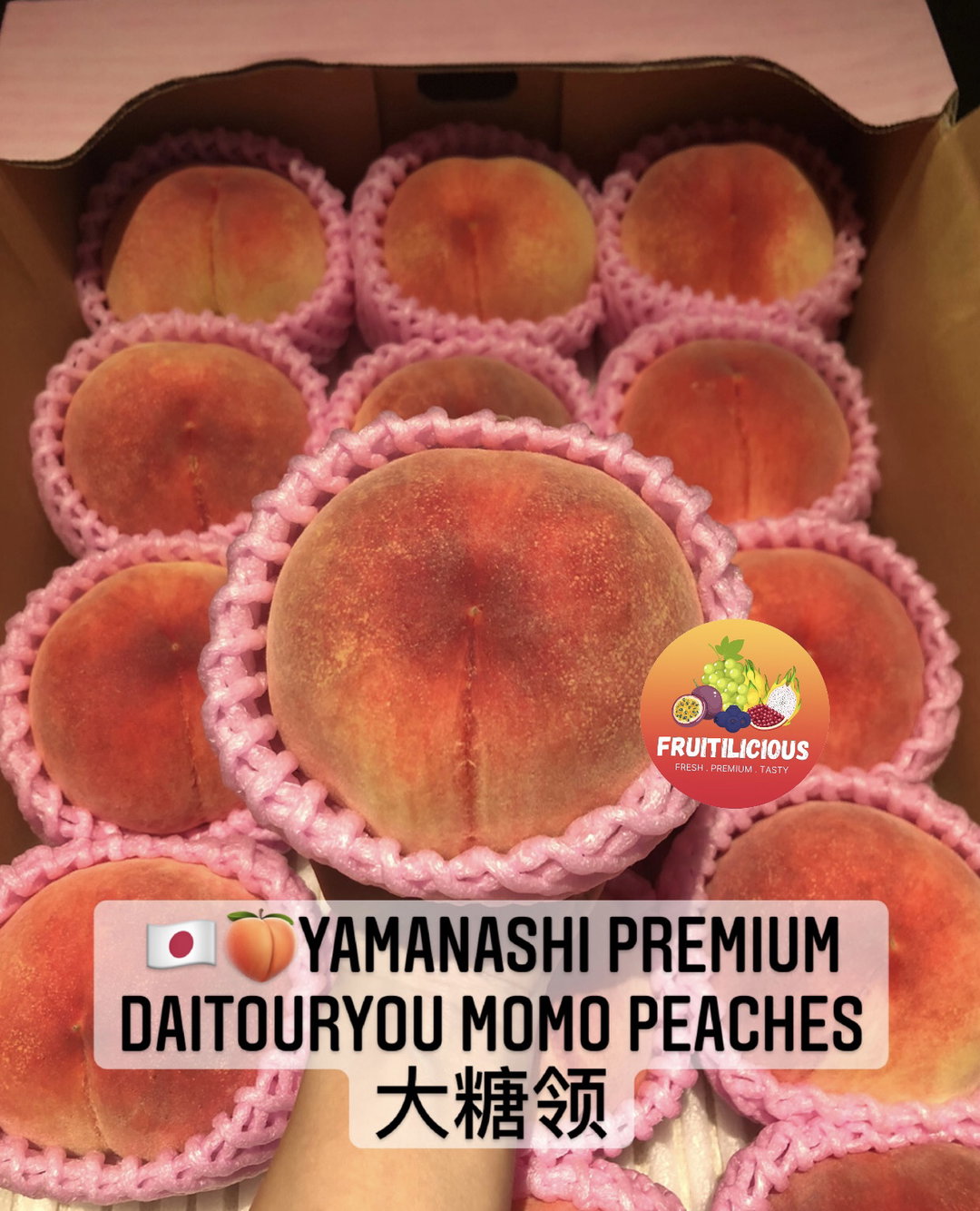 JAPAN YAMANASHI DAITOURYOU 大糖领 MOMO PEACHES (XL)