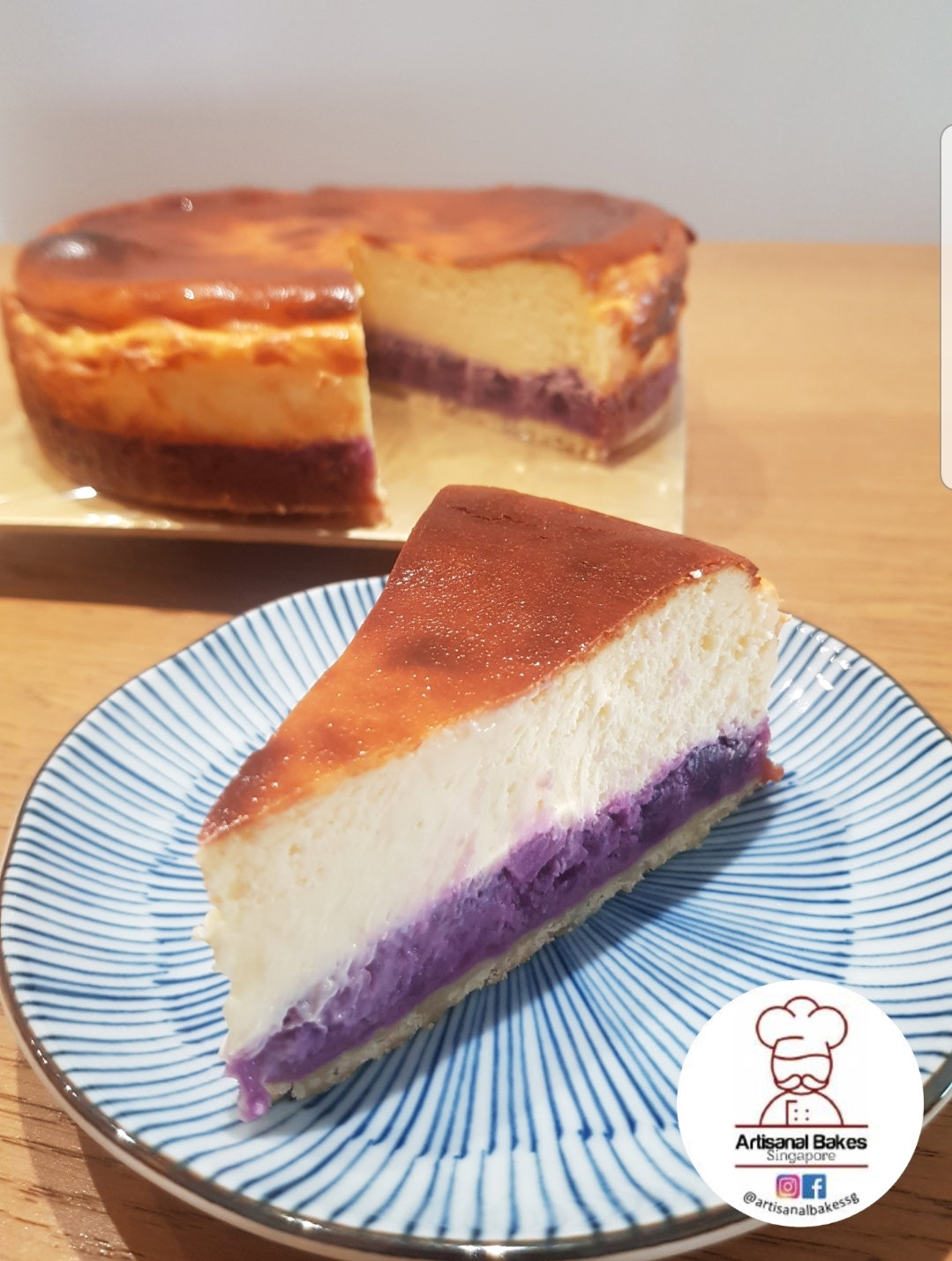 Purple Sweet Potato Cheesecake (8" = 1kg)