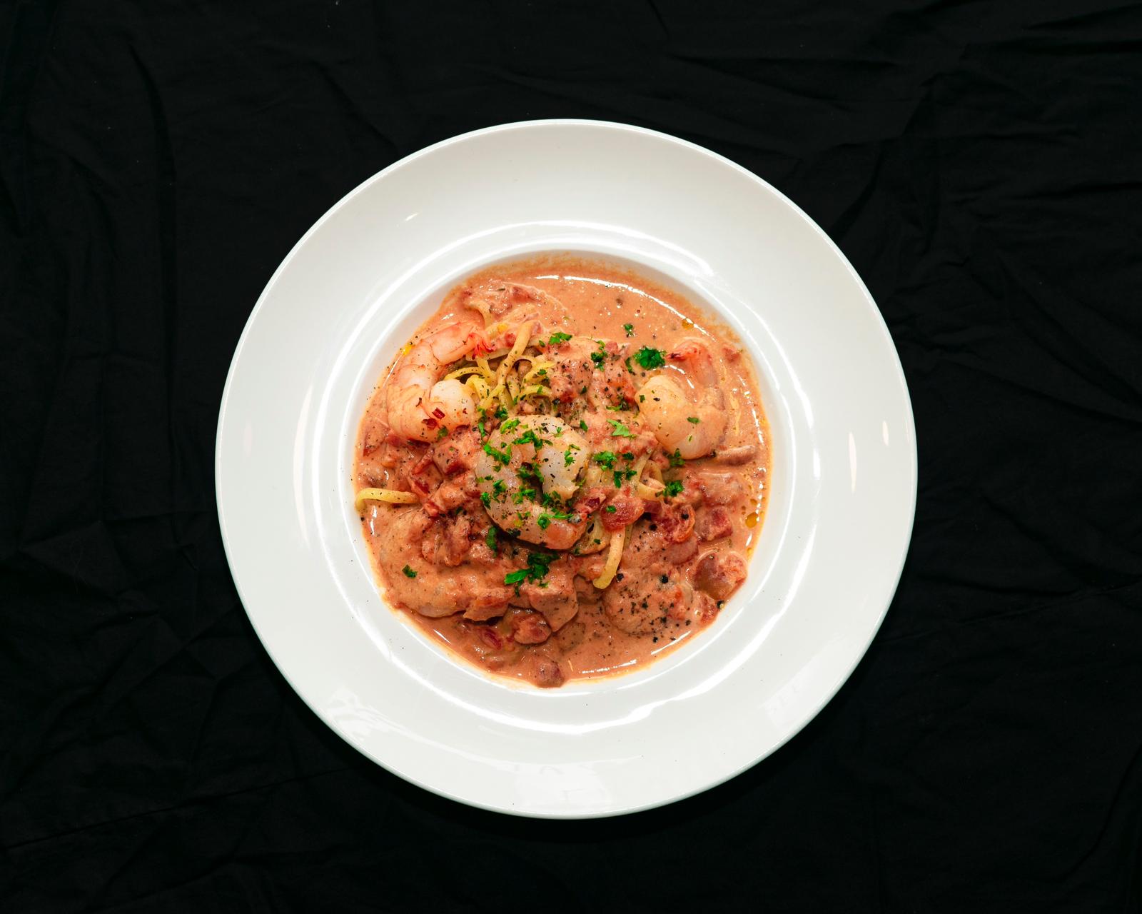 Spicy Pink Sauce Prawn 
