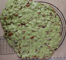 Matcha almond Cranberry flavour!