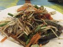 Papaya salad with flower crab _0