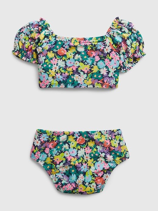 Multi Floral Swim two piece _2