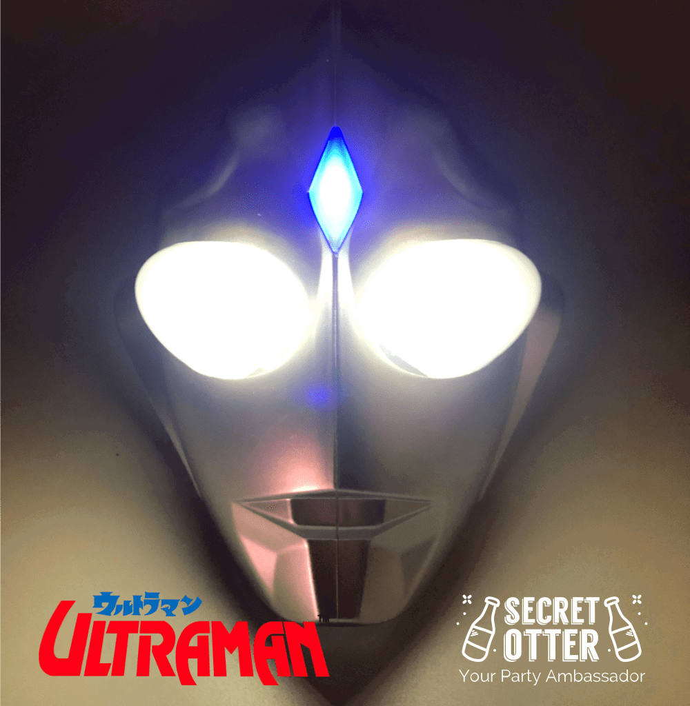 Ultraman full face mask with LED Glowing Eyes!_6