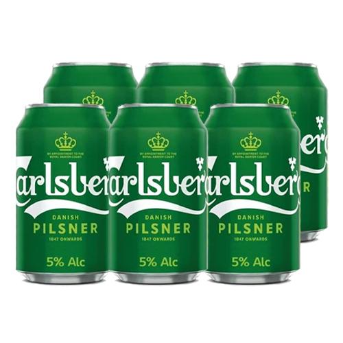 Ice Cold Beer Carlsberg (6Cans) 嘉士伯6罐