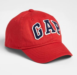 Gap Logo Baseball Hat in Red
