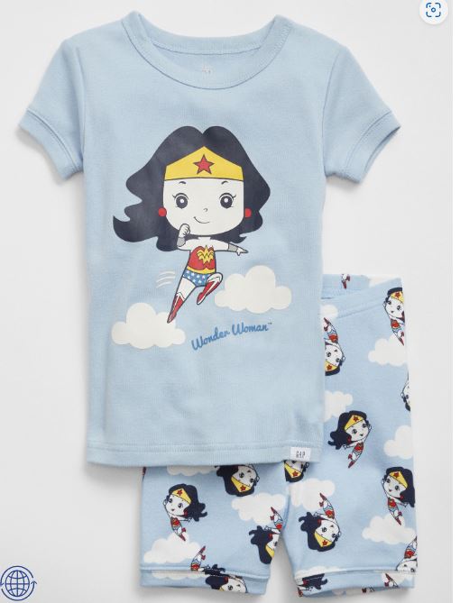 Wonder Woman Organic Cotton 2 Piece