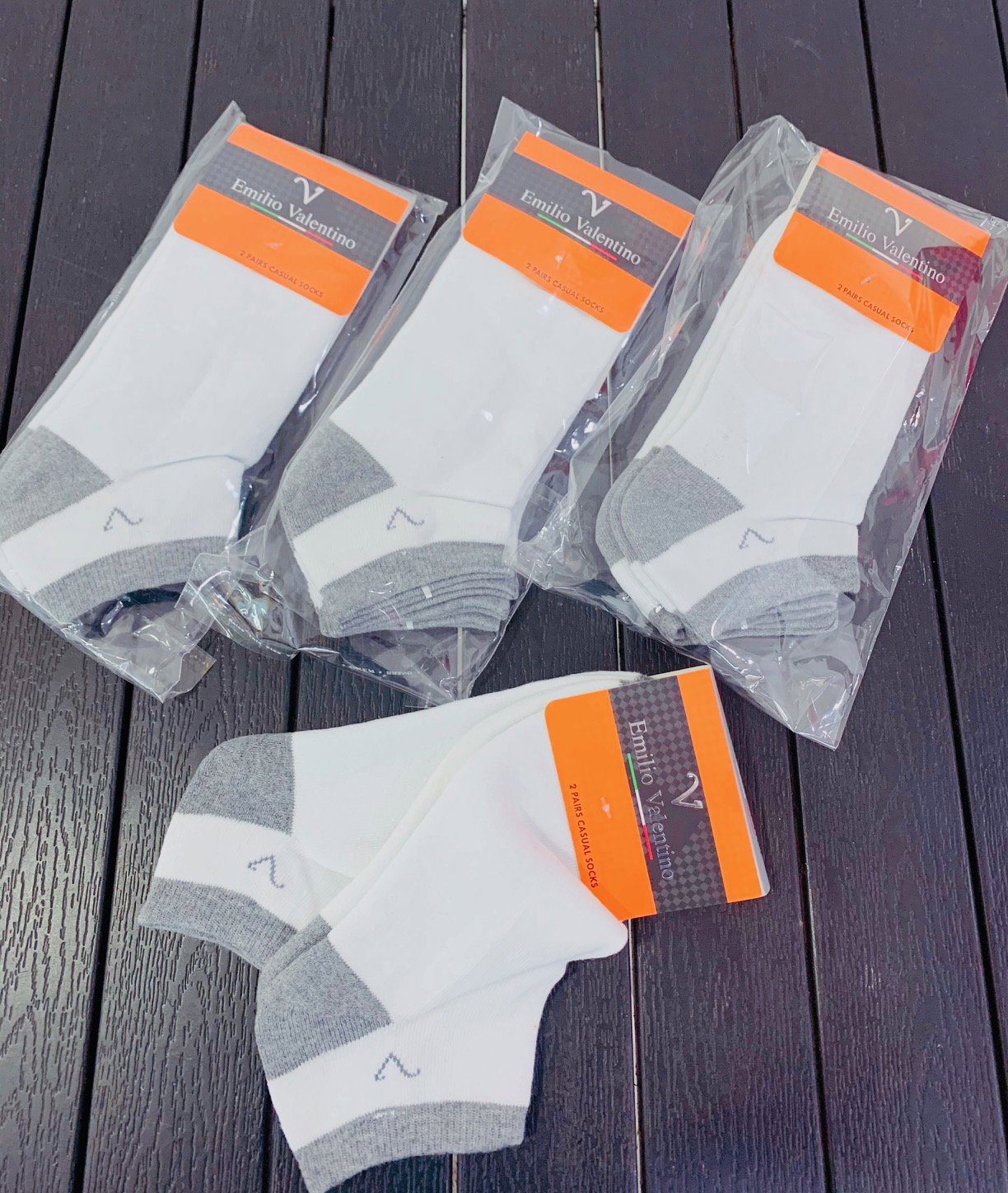 Casual Ankle socks 4 pairs set_0